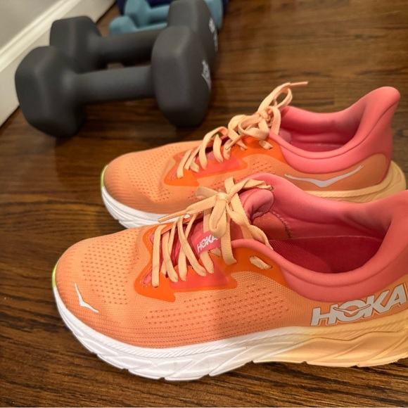 Hoka Women's Orange Running Shoes - Picture 1 of 9